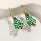 Creative Christmas Tree Earrings For Women Girls Female New Fashion Alloy Earrings Jewelry Happy New Year Festival Party Gifts